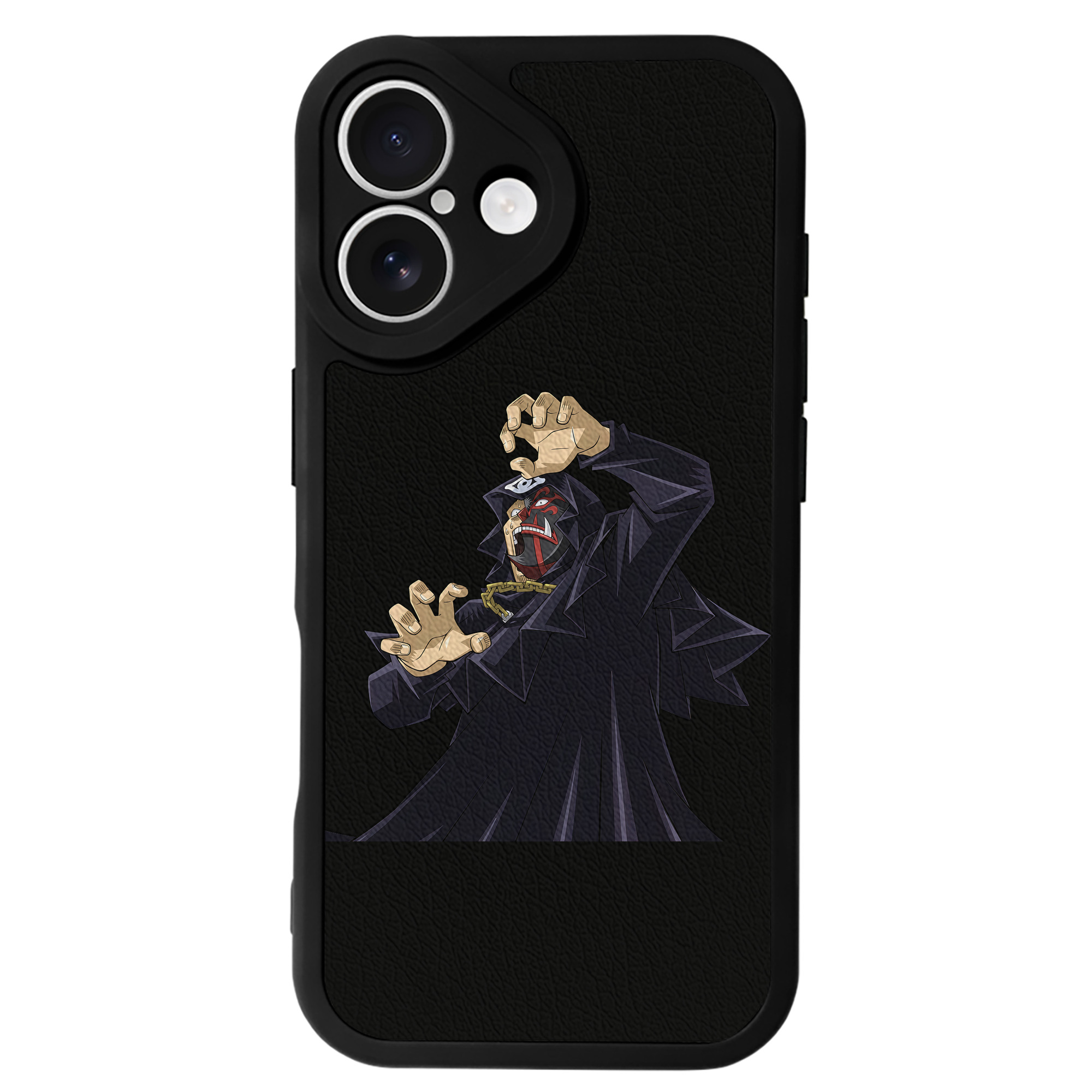 （画像用） 遊☆戯☆王 Yu-Gi-Oh! 【iPhone 16シリーズ対応】シリコンスマホケース（レザー調） 材質：シリコン
